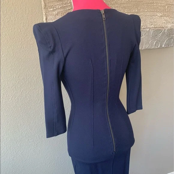 French Connection Navy Dress (size 2) - Picture 3 of 5